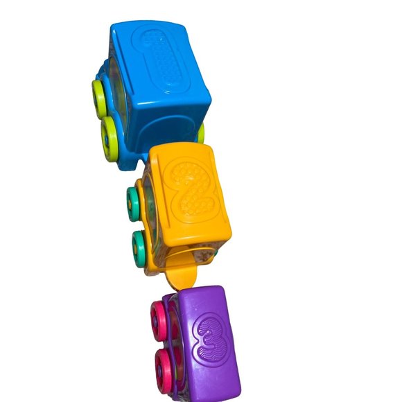 Fisher Price Mattel Stack and Roll Choo Choo Stackable Nesting Toddler Toy Train - Picture 5 of 11